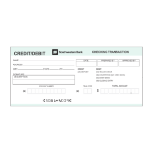CREDIT/DEBIT Checking Trans