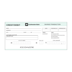 CREDIT/DEBIT Savings Trans.