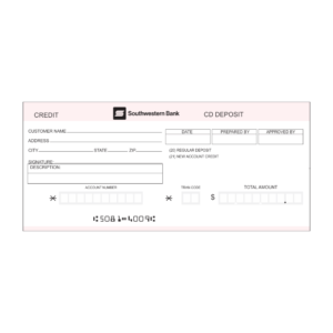 CREDIT CD Deposit