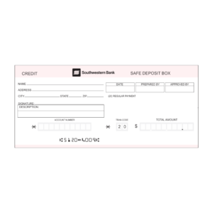 CREDIT Safe Deposit Box